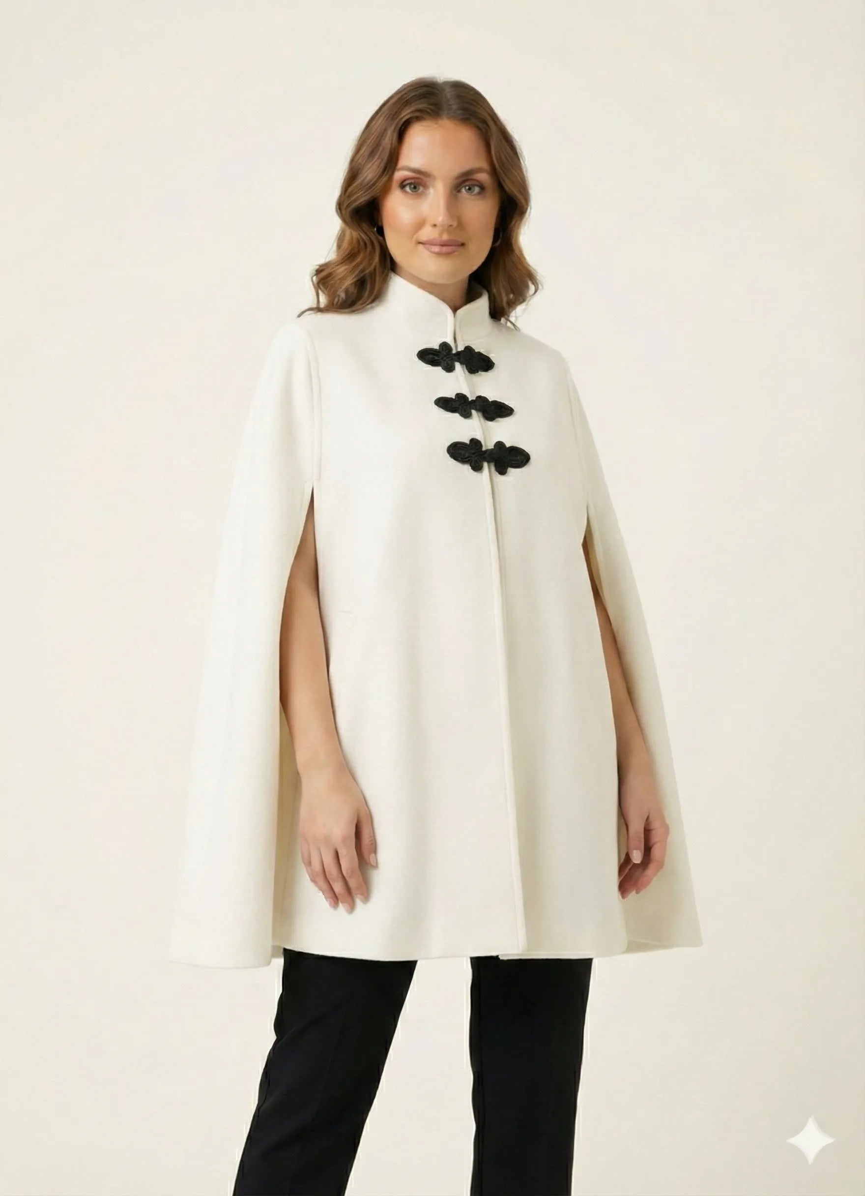 The Heritage Clasp Cape Coat