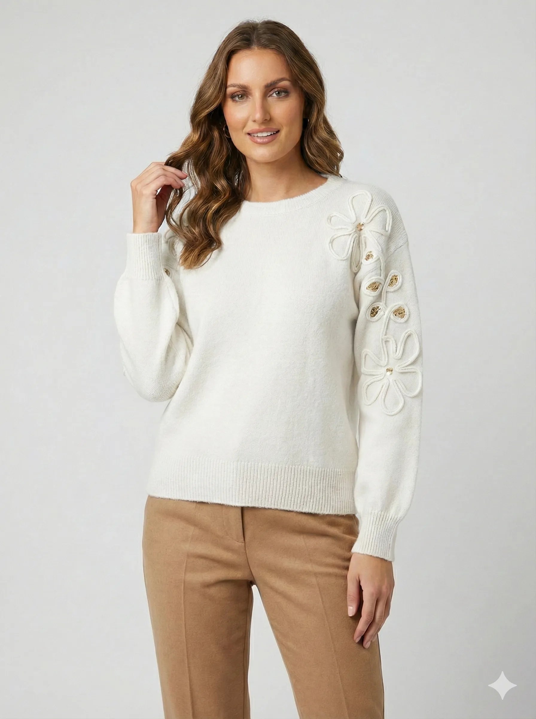 The Petale Scalloped Knit