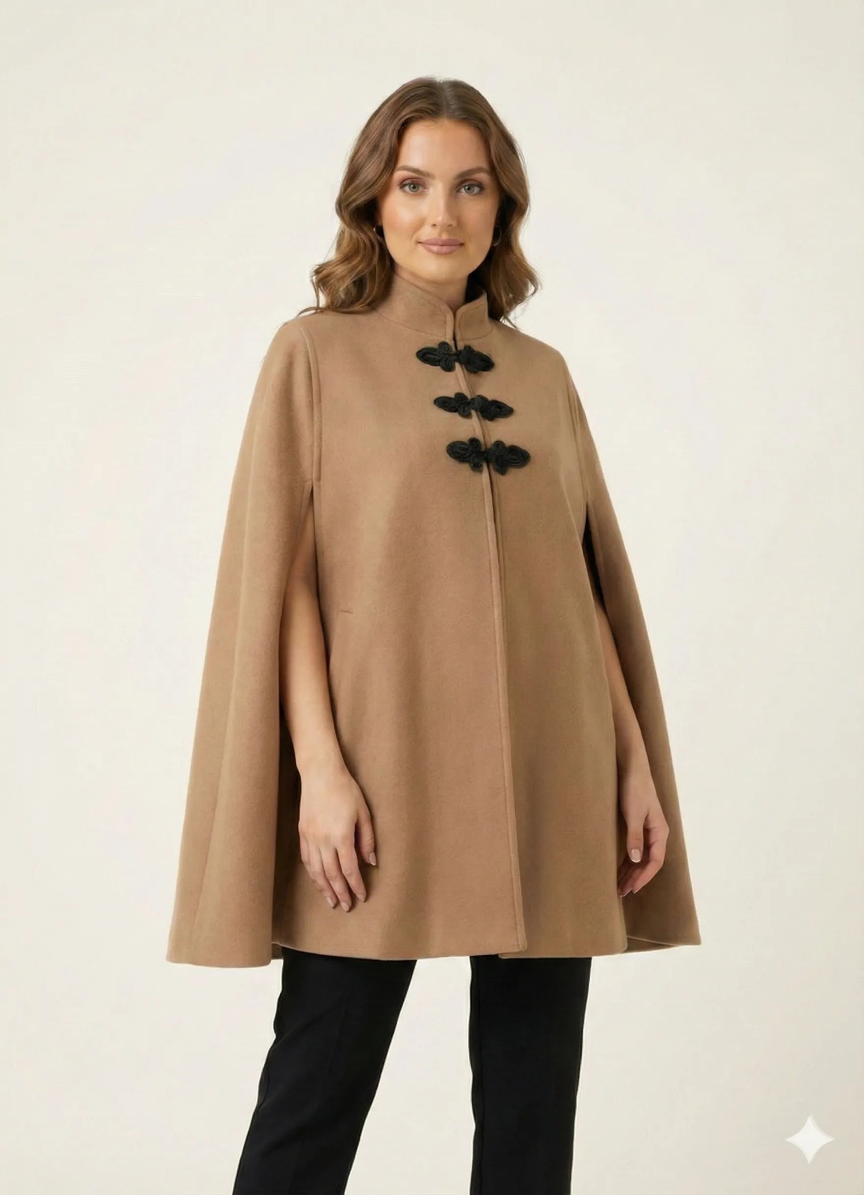 The Heritage Clasp Cape Coat