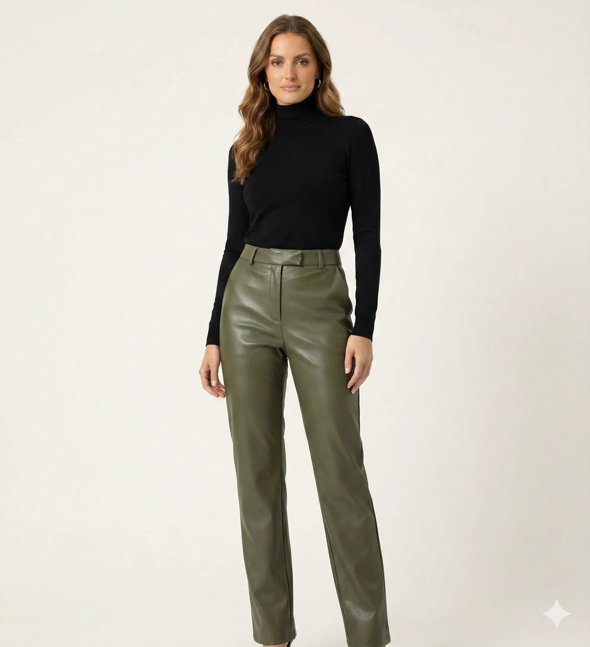 The Tailored Leather Trouser