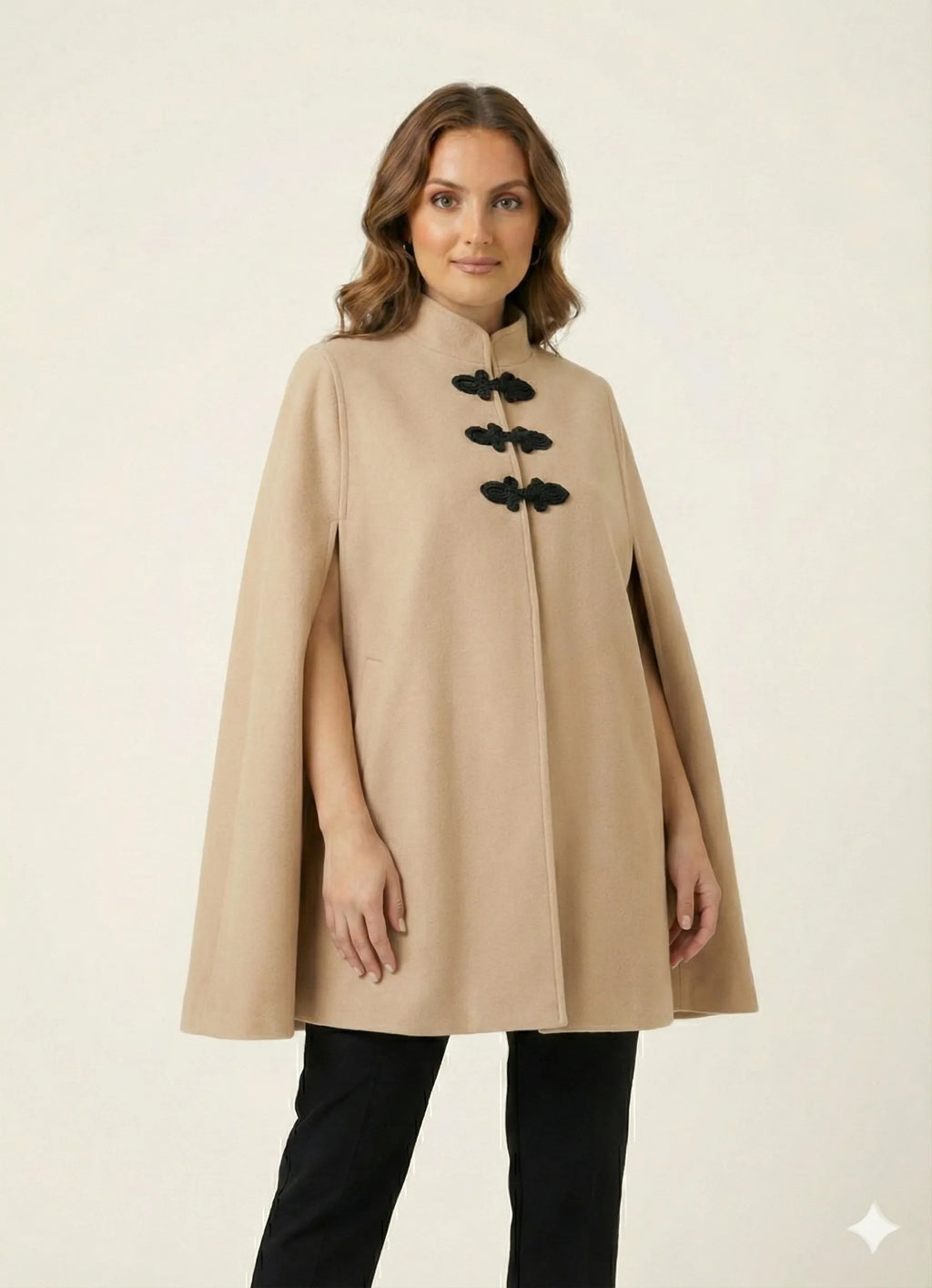 The Heritage Clasp Cape Coat