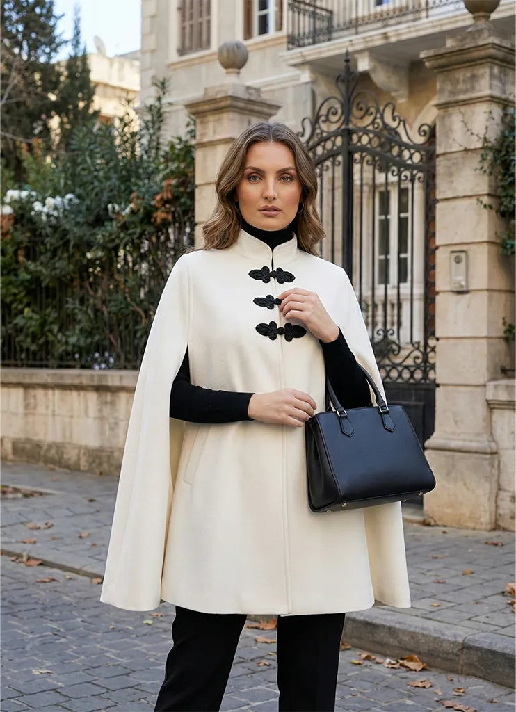 The Heritage Clasp Cape Coat